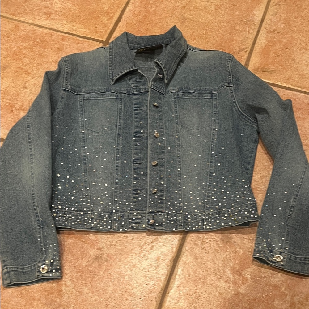 Christine Alexander Blue Denim Jacket medium